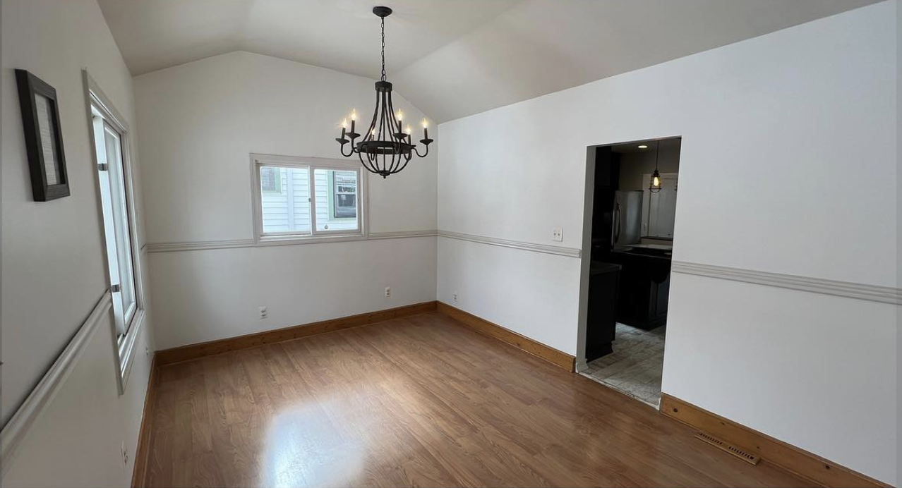 Interior room before painting